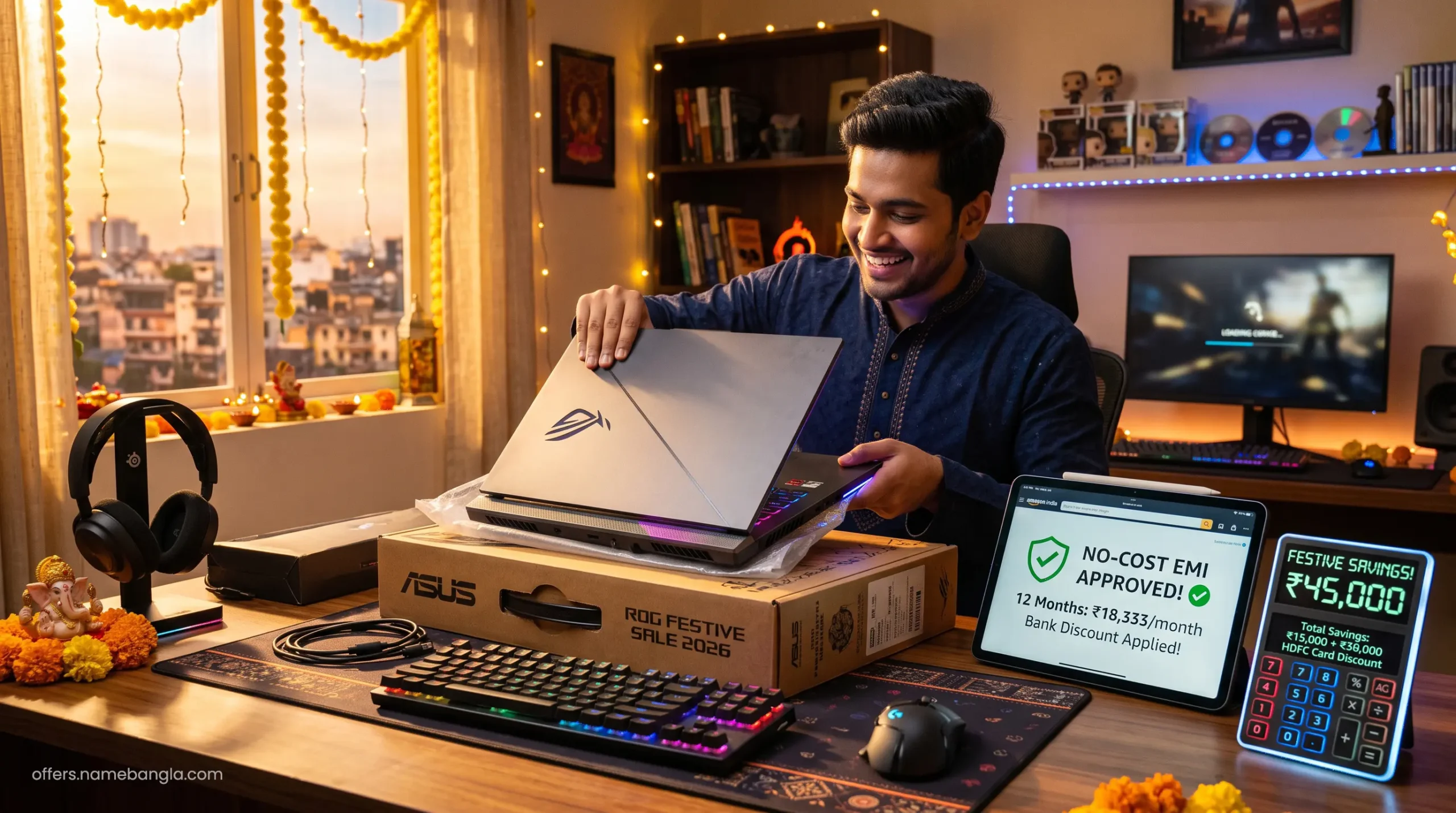 Upgrading to a new high-performance laptop using festive exchange bonus and EMI offers